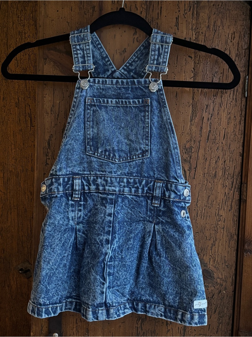 7 For All Mankind Blue Girls' Overall Skirt